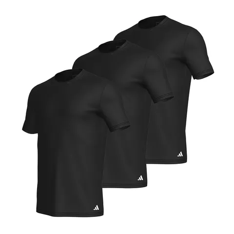 adidas Maglietta da Uomo con Scollo Rotondo (3 Pezzi) - Active Core Cotton Baselayer (3