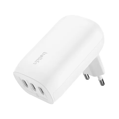 Belkin BoostCharge Caricabatteria da parete a 3 porte USB-C con PPS da 67 W