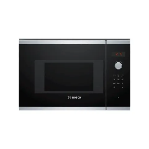 Bosch BFL523MS1F, Serie 4, Microonde da incasso, 7 Programmi automatici cottura, Display