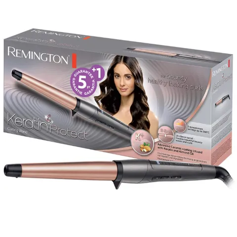 Remington Ferro Arricciacapelli - A forma di cono 19-28 mm- Keratin Protect: Rivestimento