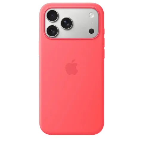 Apple Custodia MagSafe iPhone 17 Pro Max Silicone - Rosa Guava