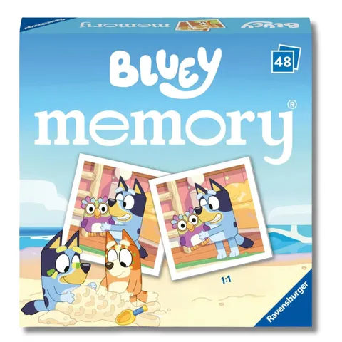 Ravensburger - Gioco Memory Per Bambini Mini Memory Bluey | Gioco Carte Bambini | Giochi