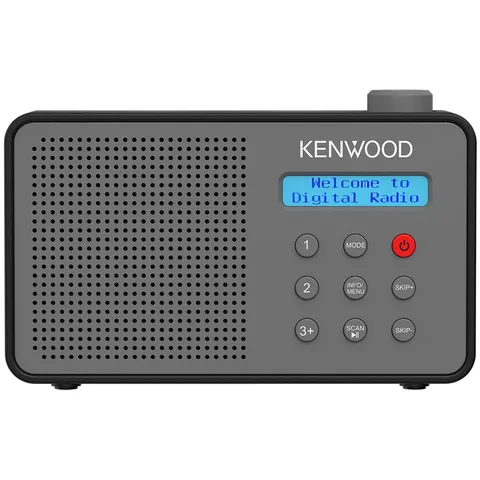 Kenwood CR-M25DAB Radiosveglia DAB+/FM con ASA, Bluetooth 5.3, Dual Alarm, Sleep Timer