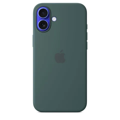 Apple Custodia MagSafe cover in silicone per iPhone 16 Plus - Verde lago ​​​​​​​