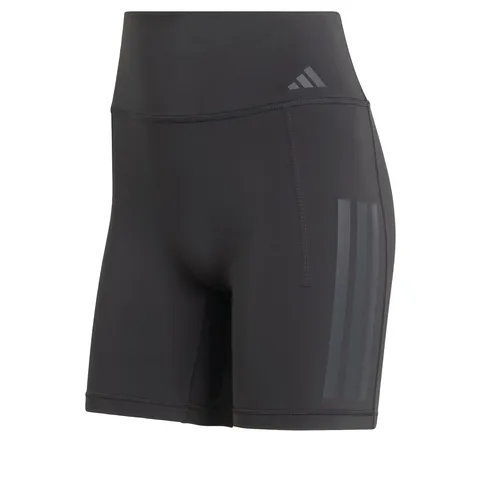 adidas Femme Optime Workout 3-Stripes Short Leggings, black, XS 6 inch