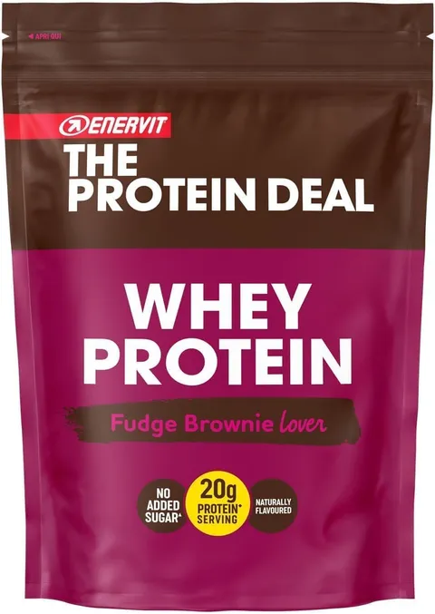 Enervit The Protein Deal Whey Protein Fudge Brownie Lover, 20g Proteine per Porzione