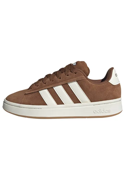 adidas Donna Grand Court Alpha 00S Shoes, Dusky Bronze/off White/Gum 3, 44 EU