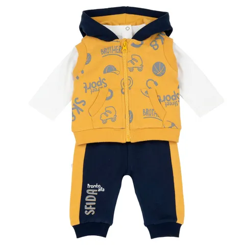 Chicco, Completo Neonato, Completo Tuta, in Morbido Cotone, Idea Regalo Nascita