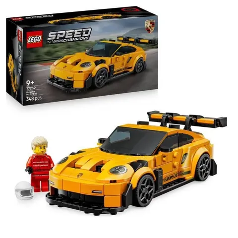 LEGO Speed Champions Super Car Porsche 911 GT3 RS - Modellino di Auto con Minifigure del