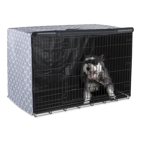 Amazon Basics, Coperture per gabbie per cani, 121.9 cm, Motivo