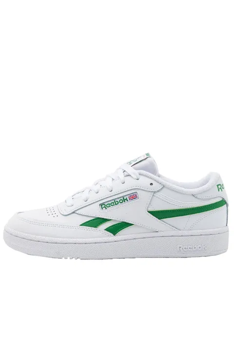 Reebok Club C Revenge, Scarpe da Ginnastica Unisex - Adulto, Ftwwht/Glegrn/Ftwwht, 45.5 EU