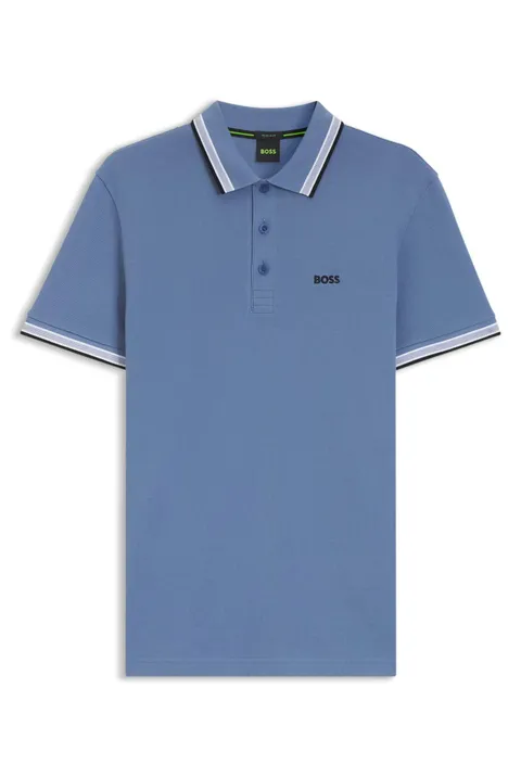 Boss Polo da Uomo, Open Blue 462, M