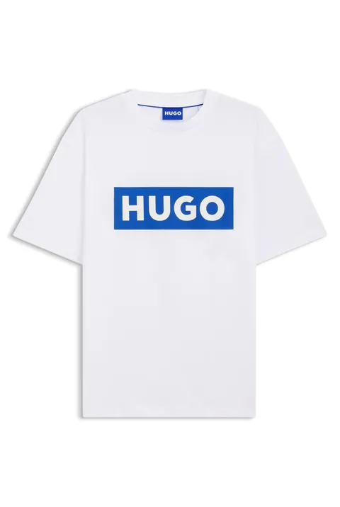 HUGO Nico Maglia, White100, XL Uomo