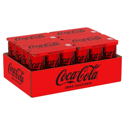 Coca-Cola Zero Zuccheri, Tutto il Gusto della Formula Coca-Cola Senza Calorie, Lattina