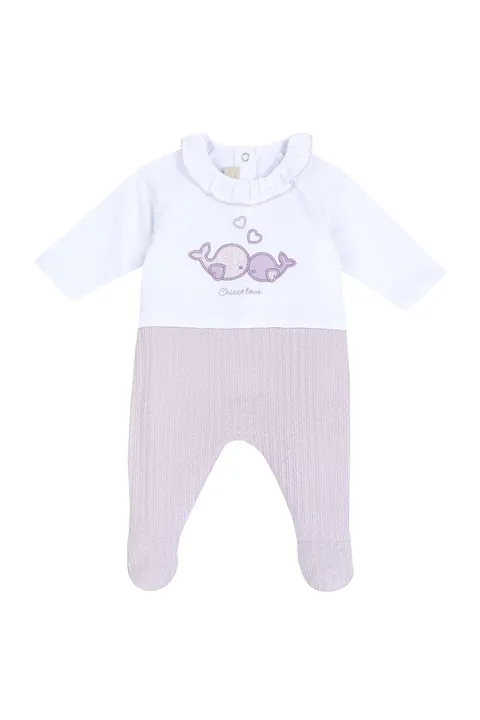 Chicco, Tutina Neonata, Tutina in Morbido e Leggero Tessuto, con Comoda Apertura sulla Schiena, Ideale per Primavera e Autunno, Designed in Italy, Abbigliamento Neonata 0-24 Mesi