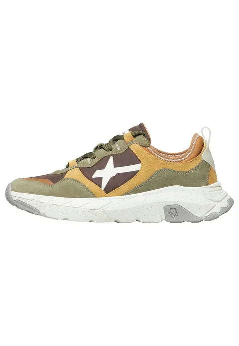w6yz Sneakers in Suede e Tessuto Tecnico, Militare- 41