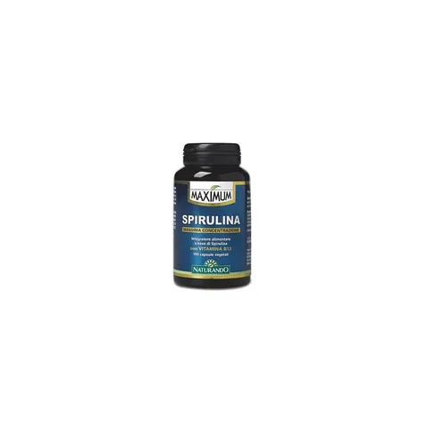Naturando Maximum Spirulina 100 Capsule Integratore contro Stanchezza e Affaticamento