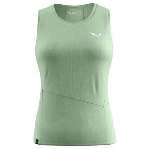 Salewa PUEZ Sporty Dry W Tank, S, Pastel Green