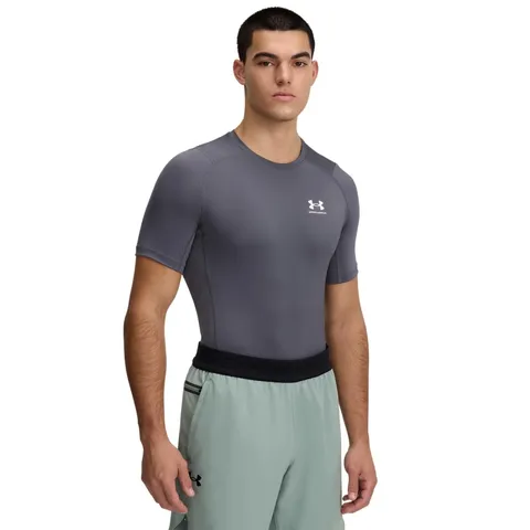 Men's Heatgear Compression Shirt Castlerock/White XS XS