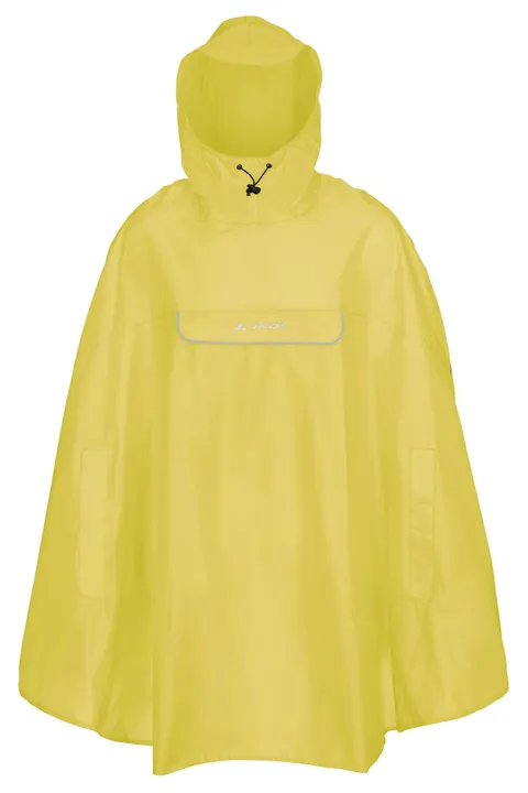 Vaude Valdipino Poncho, Unisex Bambini, Lemon, S