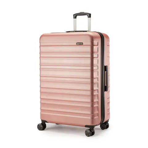 Amazon Basics Valigia Rigida Grande - Bagaglio Espandibile ABS con 4 Ruote Doppie
