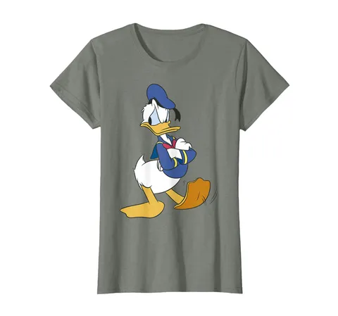 Disney Mickey And Friends Donald Duck Angry Portrait Maglietta