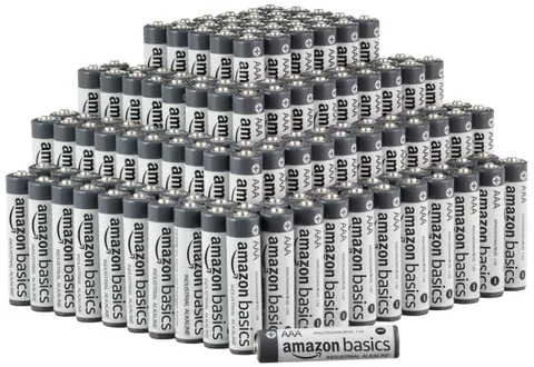 Amazon Basics, 200 batterie alcaline industriali AAA, 1,5 Volt, durata 5 anni