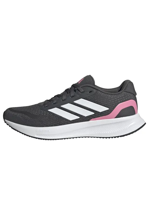 adidas Donna Runfalcon 5 Running Shoes, Grey Six/Ftwr White/Bliss Pink, 36 2/3 EU