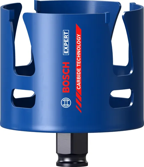 Bosch Professional 1x Seghe a Tazza Expert Construction Material per Legno Tenero, Ø 80