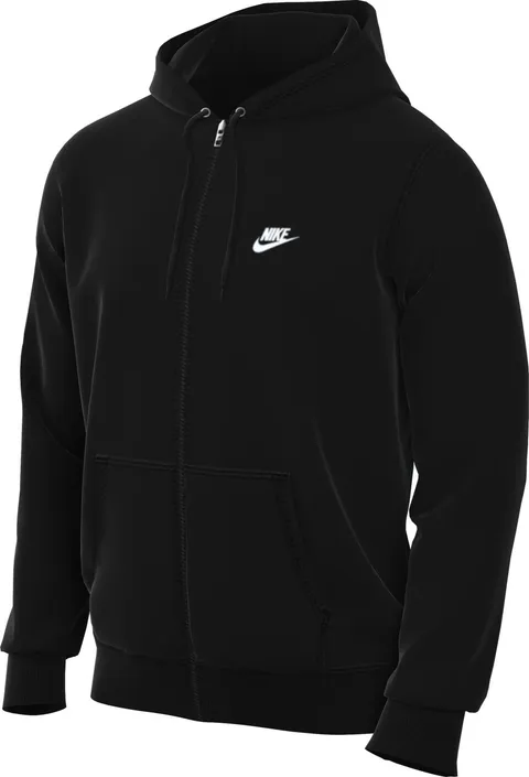Felpa con Cappuccio in French Terry E Zip A Tutta Lunghezza Nike Club - Uomo