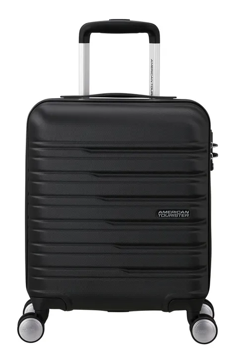 American Tourister Flashline - Spinner S, Bagaglio a mano, 45 cm, 23L, Nero (Shadow Black)