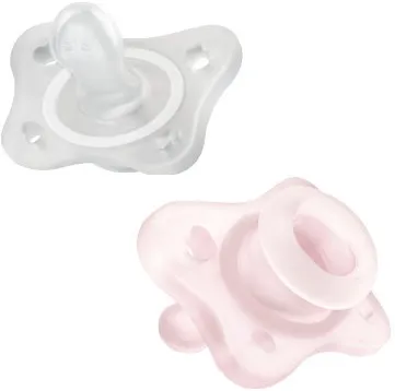 Chicco PhysioForma Ciuccio Silicone 0-2 mesi (2 pezzi, rosa)