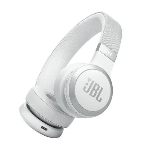 JBL Live 670 NC Cuffie Bluetooth Bianche
