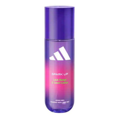 adidas Vibes Spark Up Acqua profumata spray per corpo e capelli, da Donna, Mood Boosting