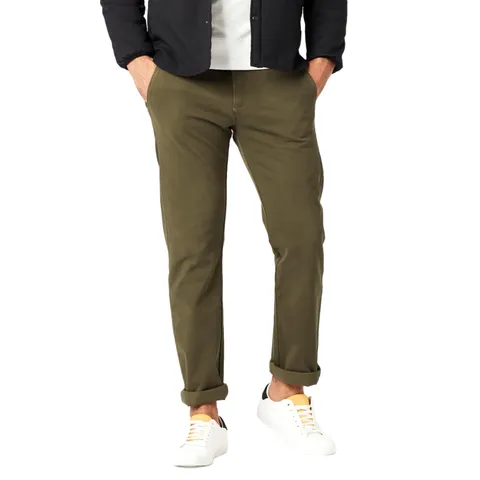 Dockers Slim Fit Ultimate Chino Pants, Pantaloni Casual Uomo, Army Olive, 34W / 34L