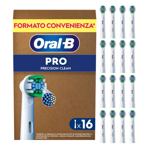 Oral-B Pro Precision Clean Testine (16 pezzi)