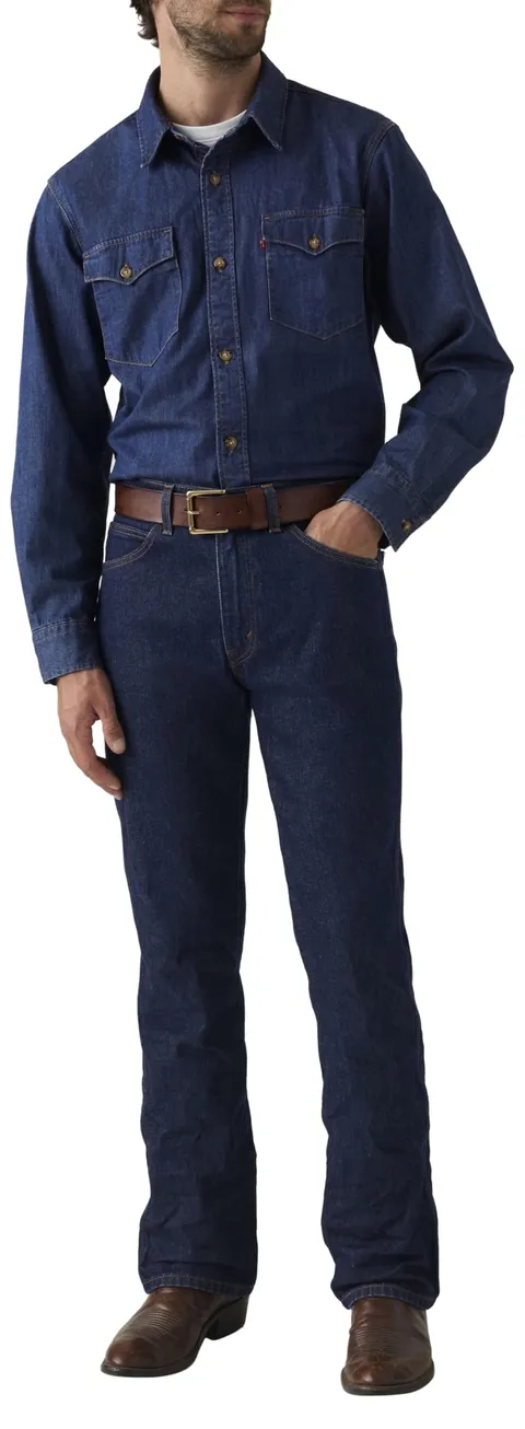 Levi's Jeans da Uomo 537 Western Bootcut, Rocky Rinse, 34W x 32L