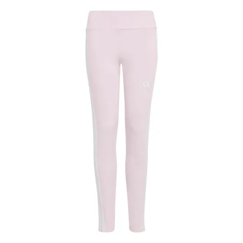 adidas Fille Essentials 3 Stripes Leggings, clear pink/white, 11-12 Years