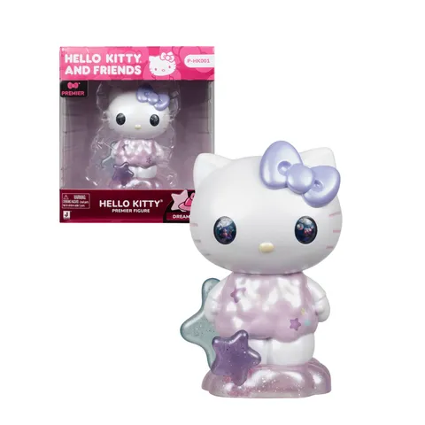 Hello Kitty and Friends - Hello Kitty da 10 cm Serie Premier Effetto Metal, Altamente