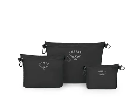 Osprey Ultralight Sacca con cerniera, 14L, Black, Set