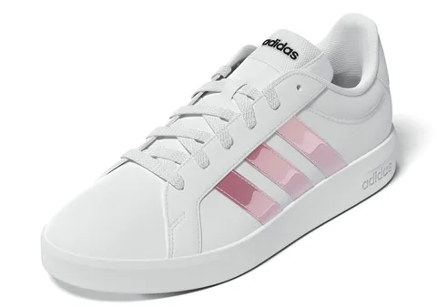 adidas Donna Grand Court Base 3.0 Choes, Ftwr White/Ftwr White/Core Black, 39 1/3 EU