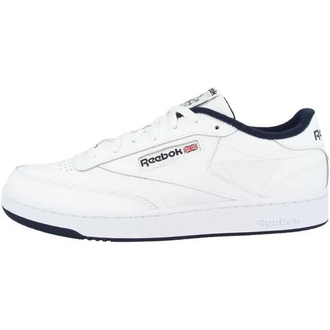 Reebok Club C 85, Sneaker Unisex - Adulto, Bianco Intense White Navy, 43 EU