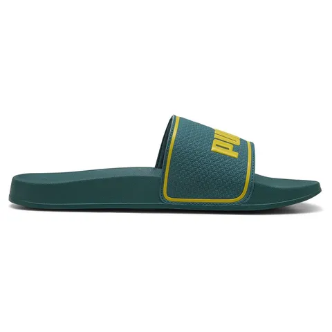 PUMA Leadcat 2.0 H Slide Sandal, Emerald ICE-Dazzling Yellow, taglia 39, Emerald Ice