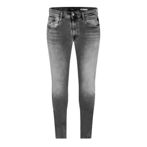 Replay Anbass Hyperflex Dust Jeans, 096 Grigio Medio, 31 W/32 L Uomo