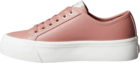 Calvin Klein Vulc FLATF Lace UP Lth YW0YW01932 - Top Basso da Donna, Rosa (Blush/Marshmellow), 38, Rosa Blush Marshmellow, 39.5 EU