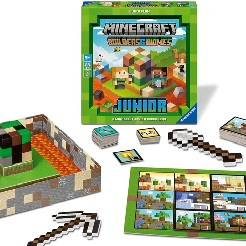 Ravensburger - Minecraft Builders & Biomes Junior | Giochi Da Tavolo | Giochi Bambina 5