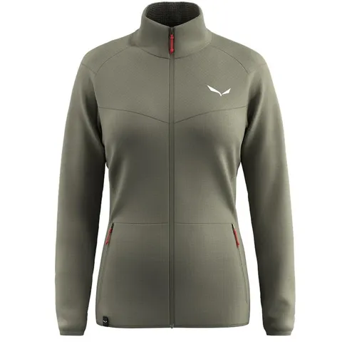 Salewa Puez Cammino - Giacca Polarlite W, verde brillante, 2XL