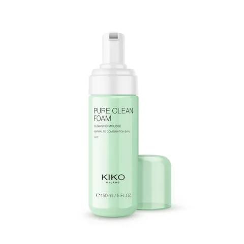 KIKO Milano Pure Clean Foam, Mousse Viso Detergente E Purificante