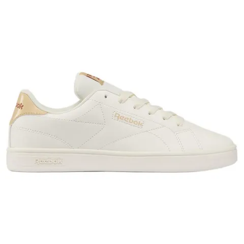 Reebok Scarpe da Ginnastica da Donna Court Clean Chalk/Simplebeige/Rustorange, 35 EU
