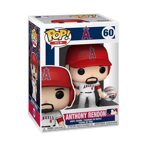 Funko POP! MLB: Angels - Anthony Rendon - (Home Uniform) - Figura in Vinile da Collezione